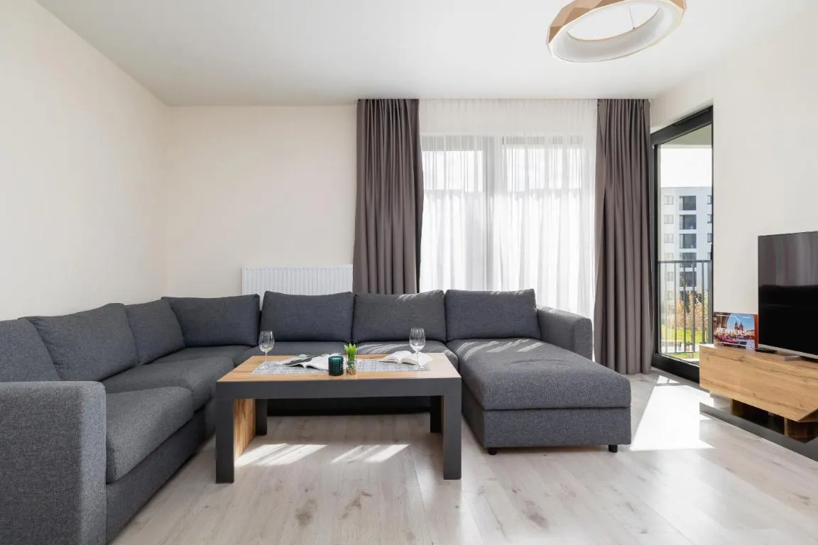 Image of Beautiful & Spacious 1 Bedroom Apartament with Balcony by Noclegi Renters