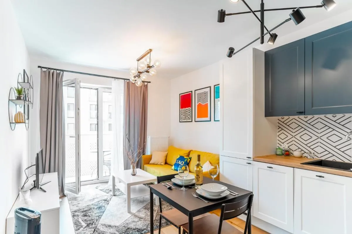 Image 1 of Kraków Bagry Apt – Parking, Balcony, Workspace – by Rentujemy