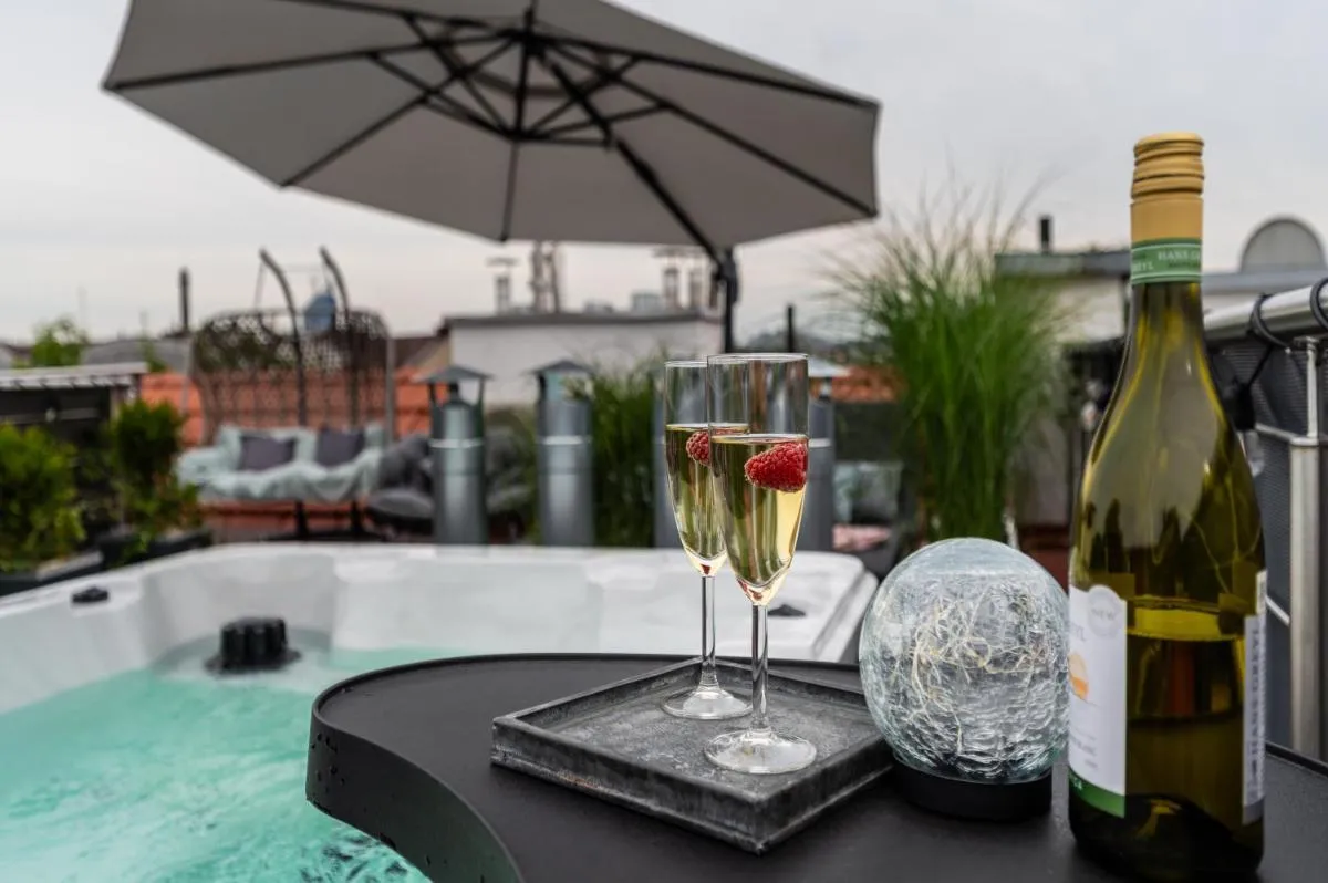 Image 1 of Rooftop Wawel view with jacuzzi l luxury apartment