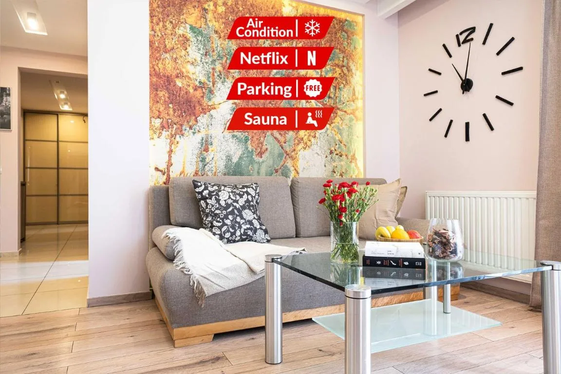 Image of Stawowa Premium Apartment – 69 m2 with sauna and private garage