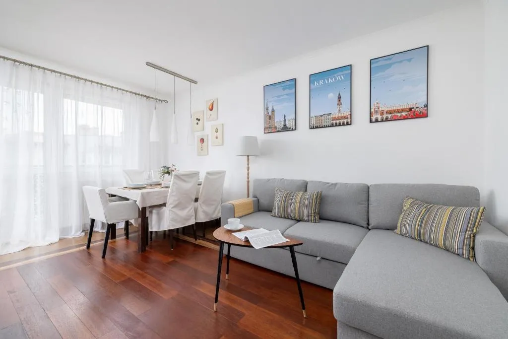 Image of Cozy Apartment with Parking in Kraków by Noclegi Renters