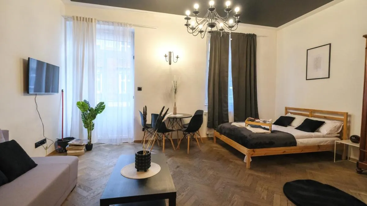 Image 1 of Dark old city apartment
