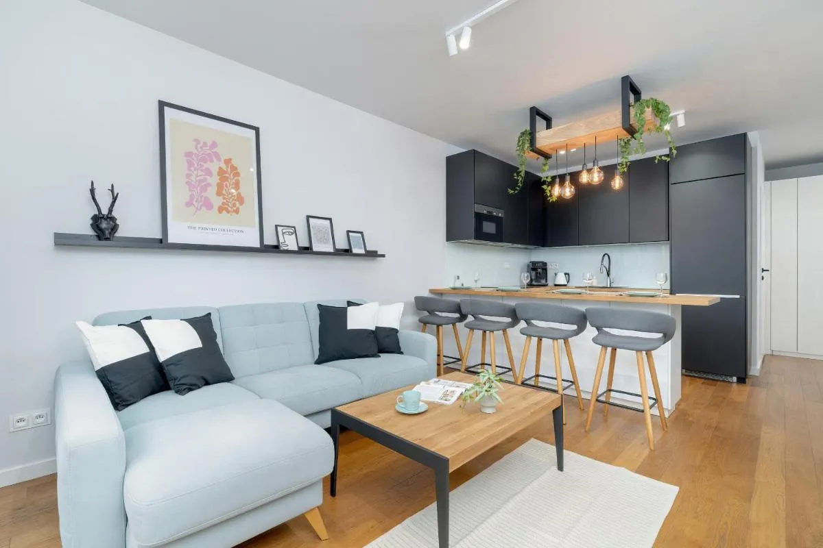 Image 3 of Ślusarska Modern Apartment with Balcony & Parking Cracow Zabłocie by Renters Prestige