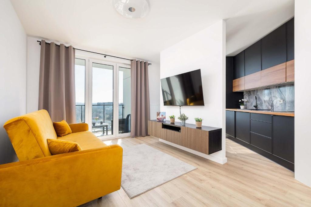 Image of Elegant Apartment with Parking near Tauron Arena Kraków by Noclegi Renters